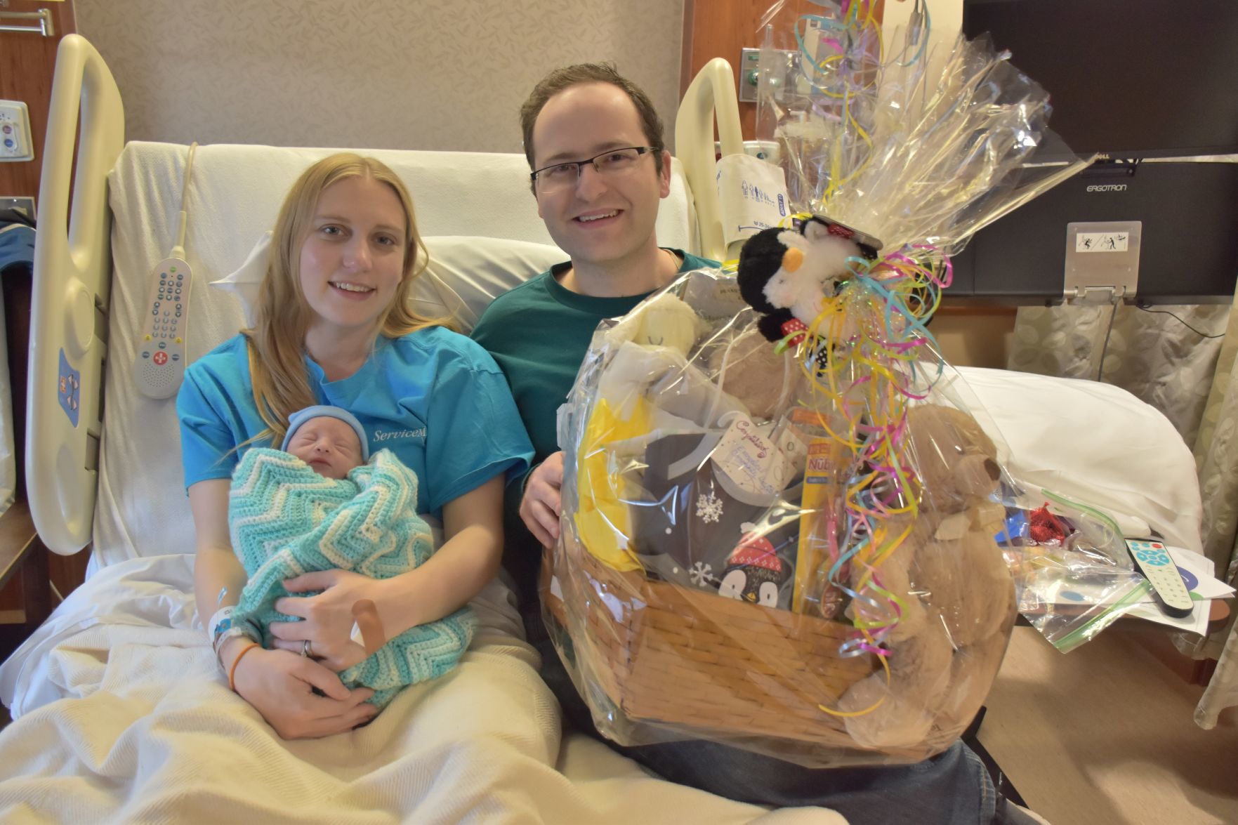 New Year’s baby welcomed at Evan
